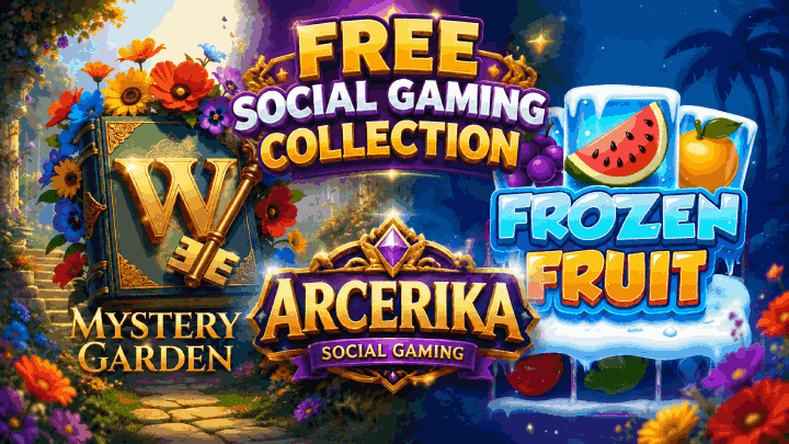 Arcerika Social Gaming Lobby Visual
